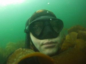 Head in the kelp